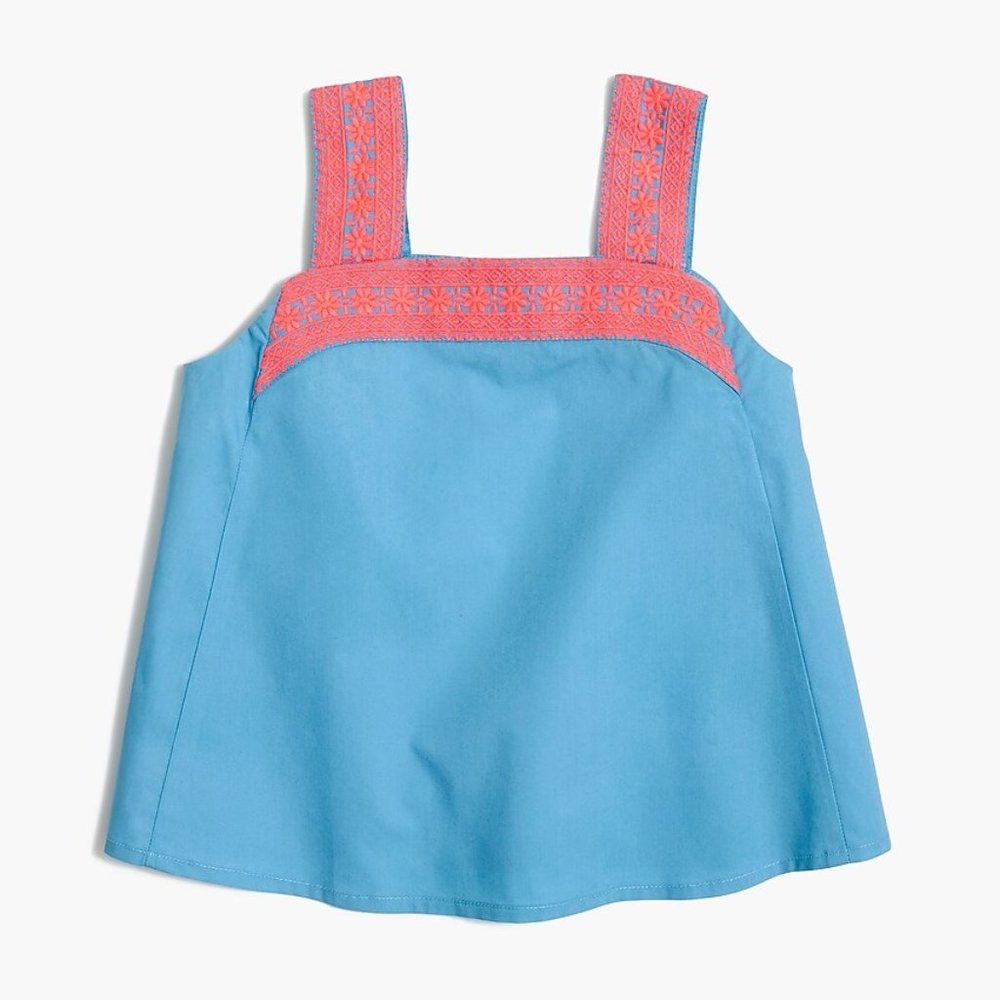 NWT Girls Embroidered Tank 12